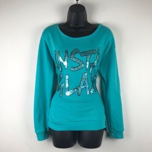 Juicy Couture Embellished Graphic Scuba Sweatshirt